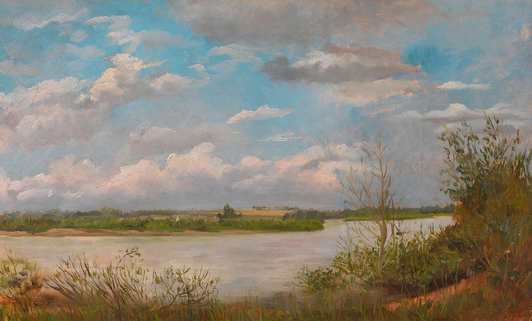 Donaulandschaft by Tina Blau