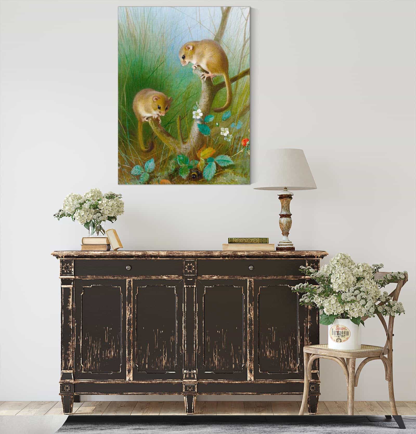 Dormice by Archibald Thorburn