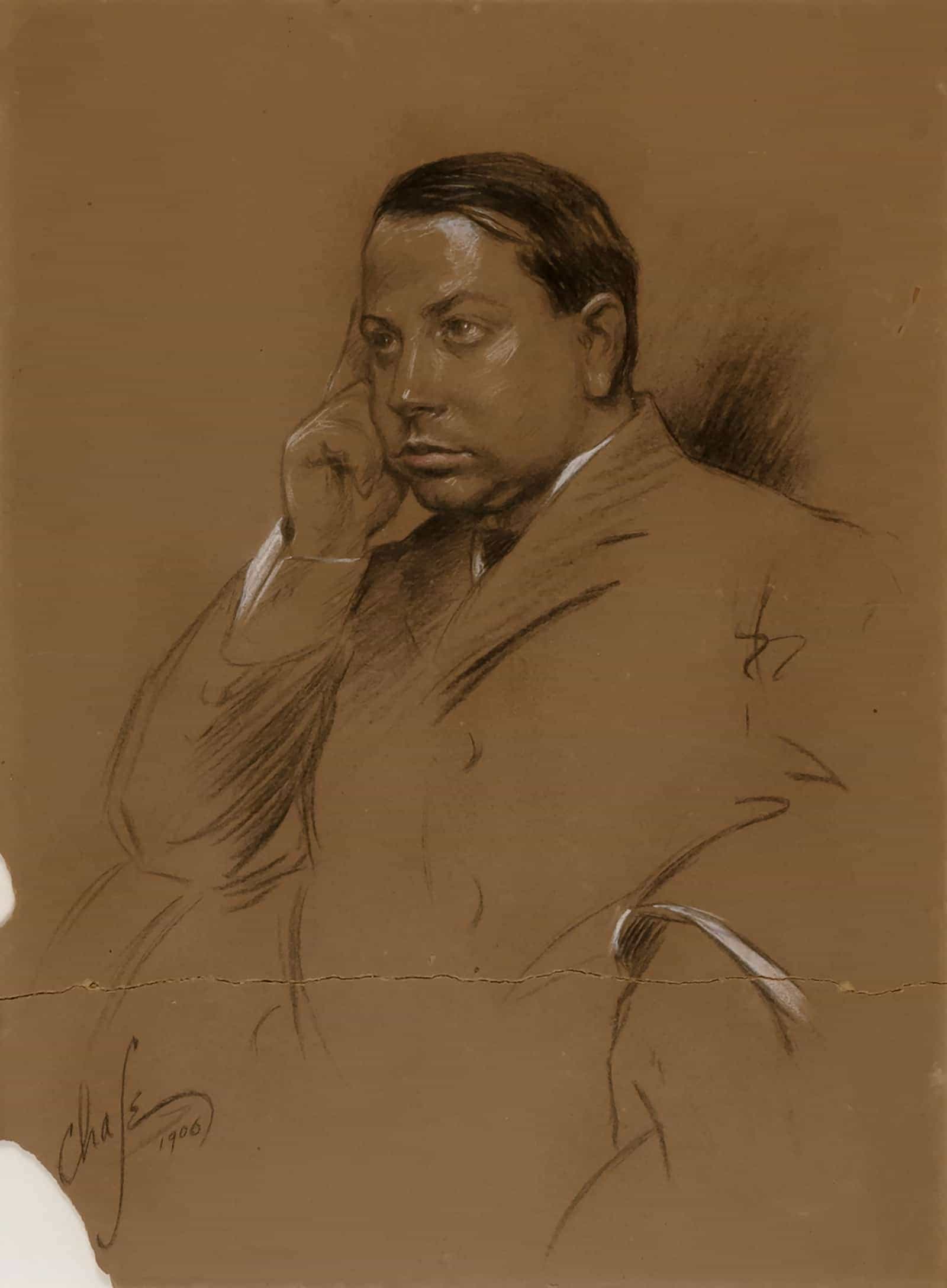 Dr Eduardo San Giovanni by William Merritt Chase