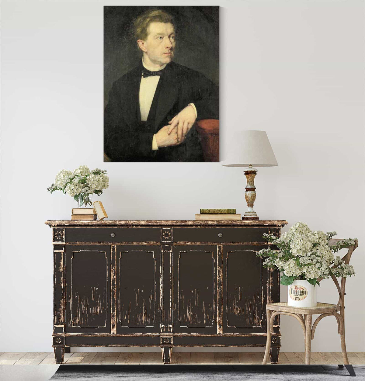 Dr J L Dusseau by Therese Schwartze