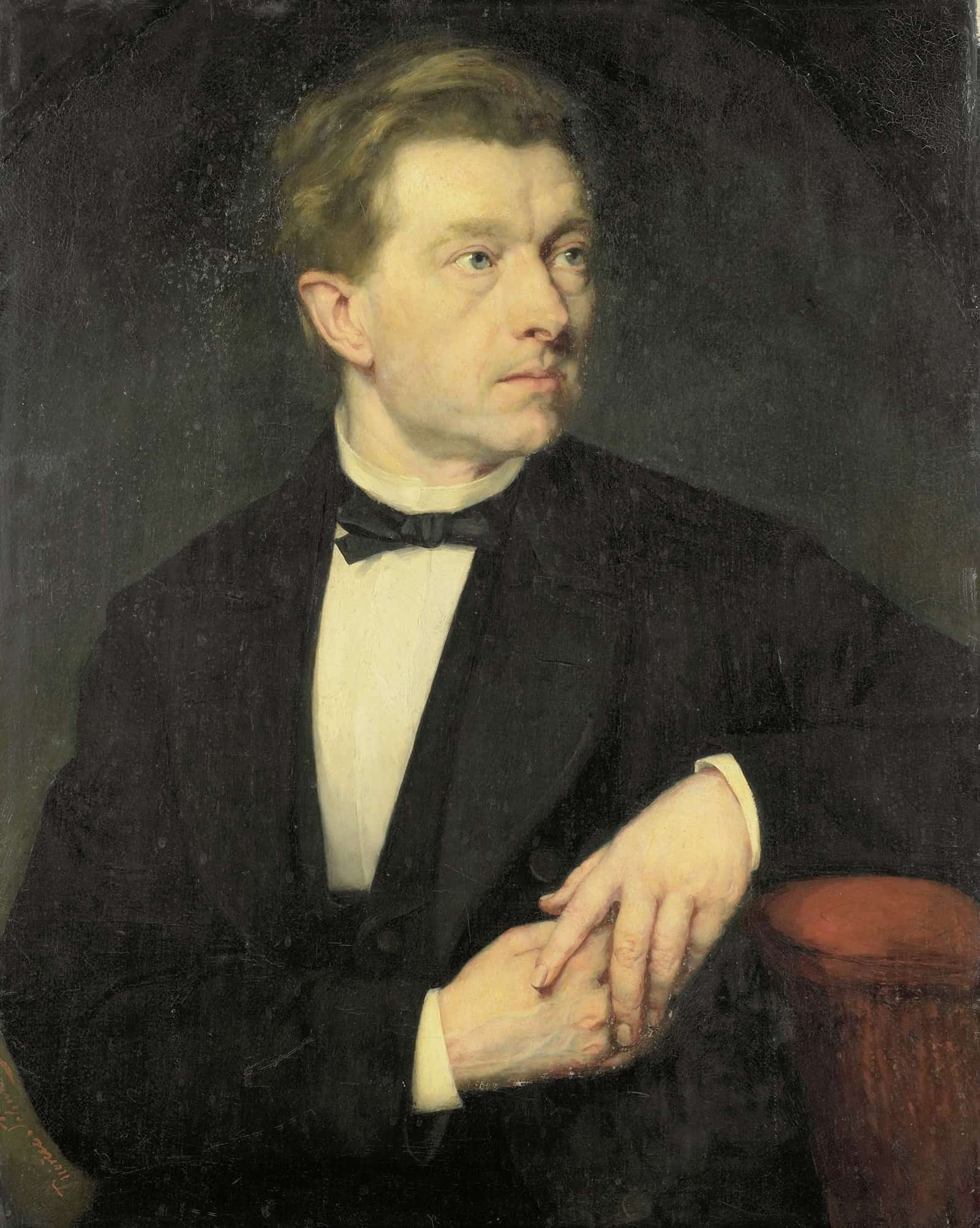Dr J L Dusseau by Therese Schwartze