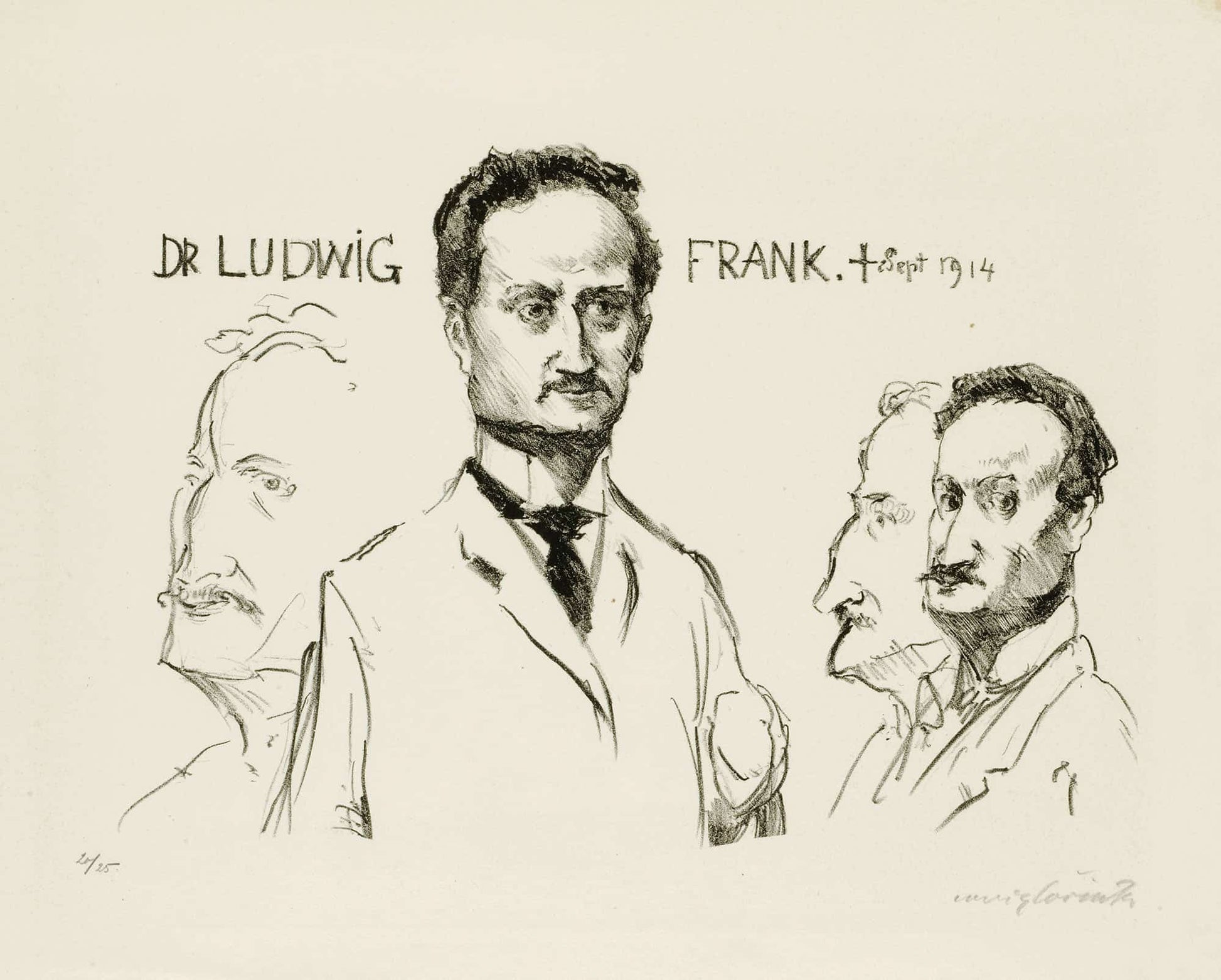 Dr Ludwig Frank by Lovis Corinth