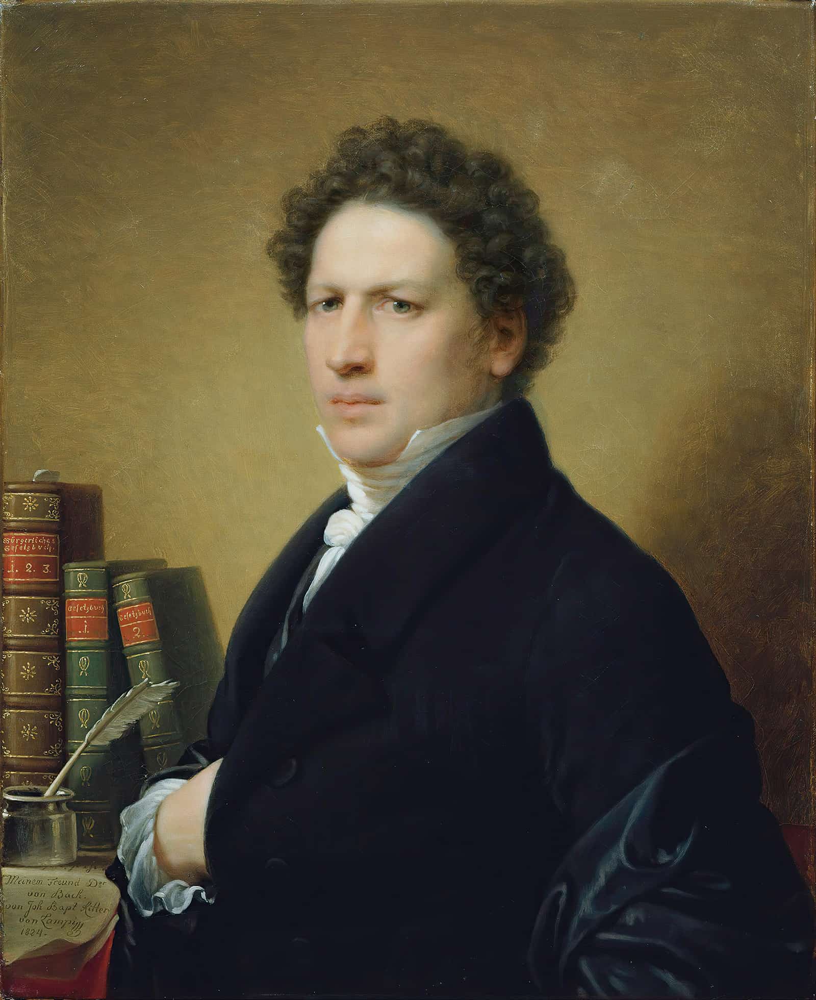 Dr Von Bach by Johann Baptist Von Lampi The Elder
