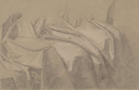 Drapery Study For Mary And Elizabeth Royall by John Singleton Copley