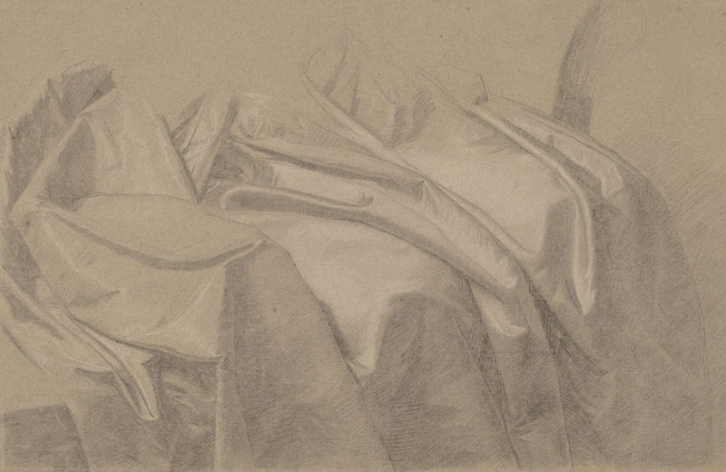 Drapery Study For Mary And Elizabeth Royall by John Singleton Copley