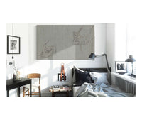 Drapery Study Two Figures Pulling A Pole by John Singleton Copley