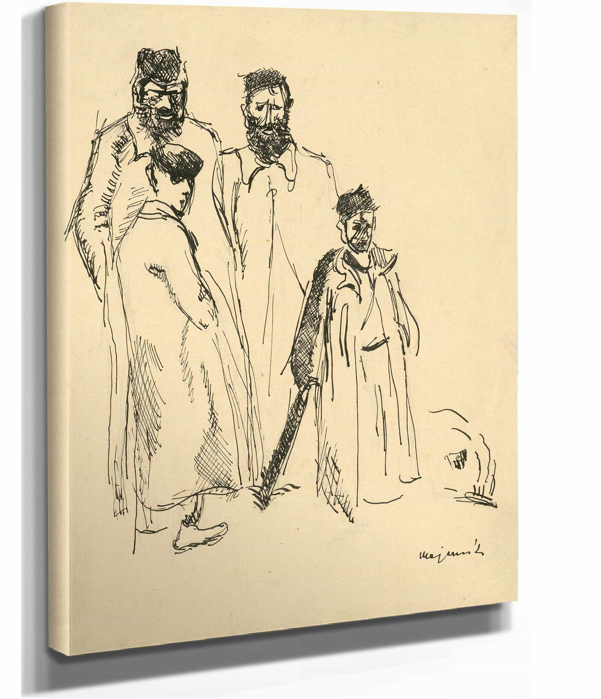 Drawing For The Short Story The Wise Mens Well From Selma Lagerlof by Cyprian Majernik