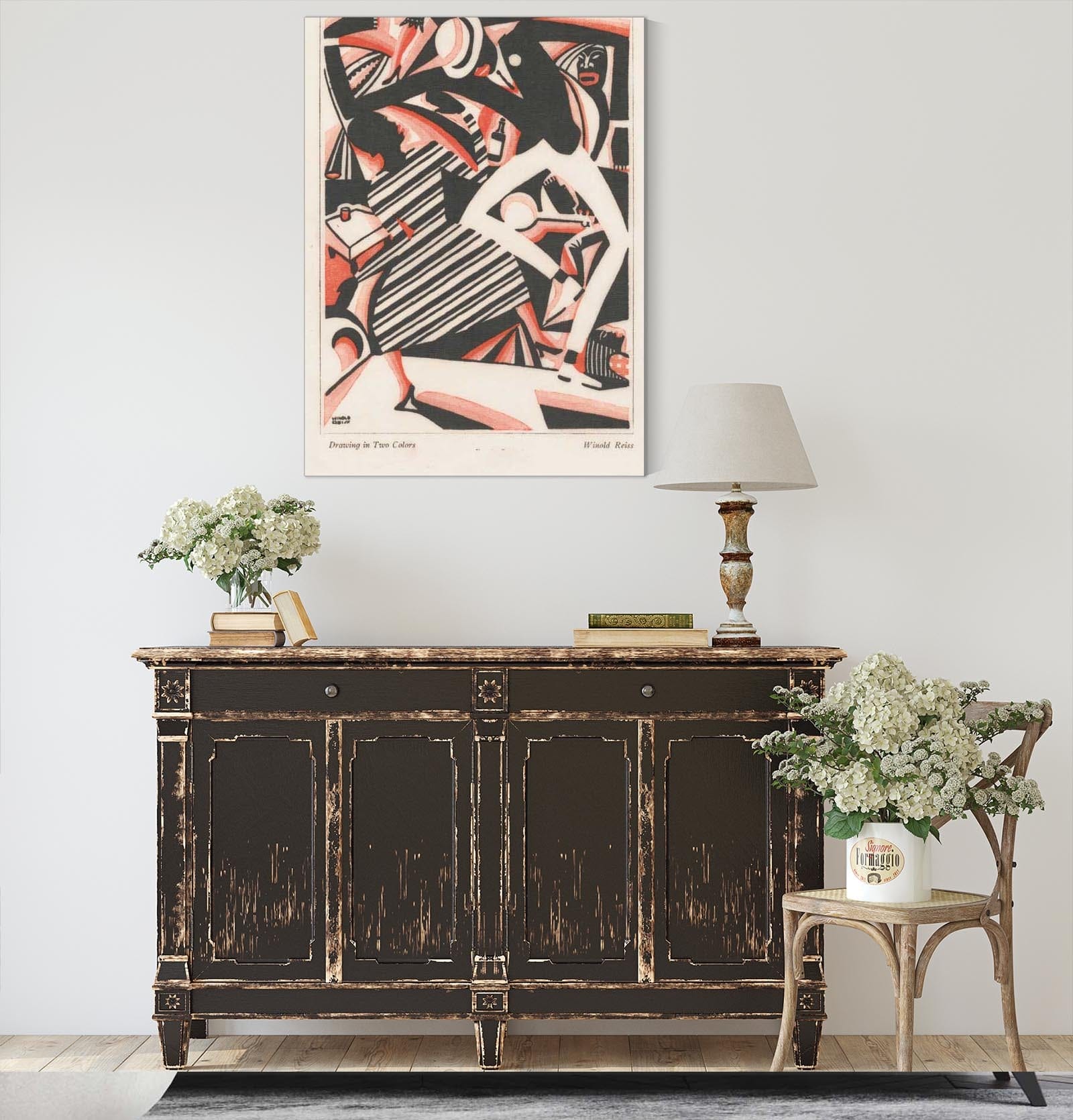 Drawing In Two Colors by Winold Reiss