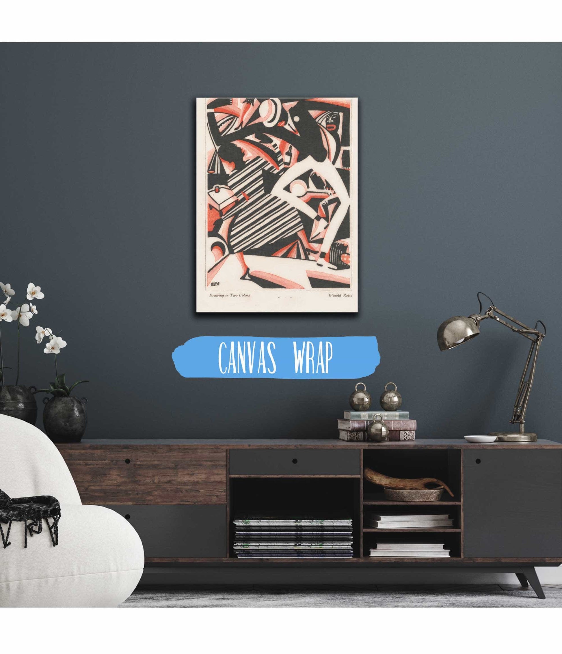 Drawing In Two Colors by Winold Reiss