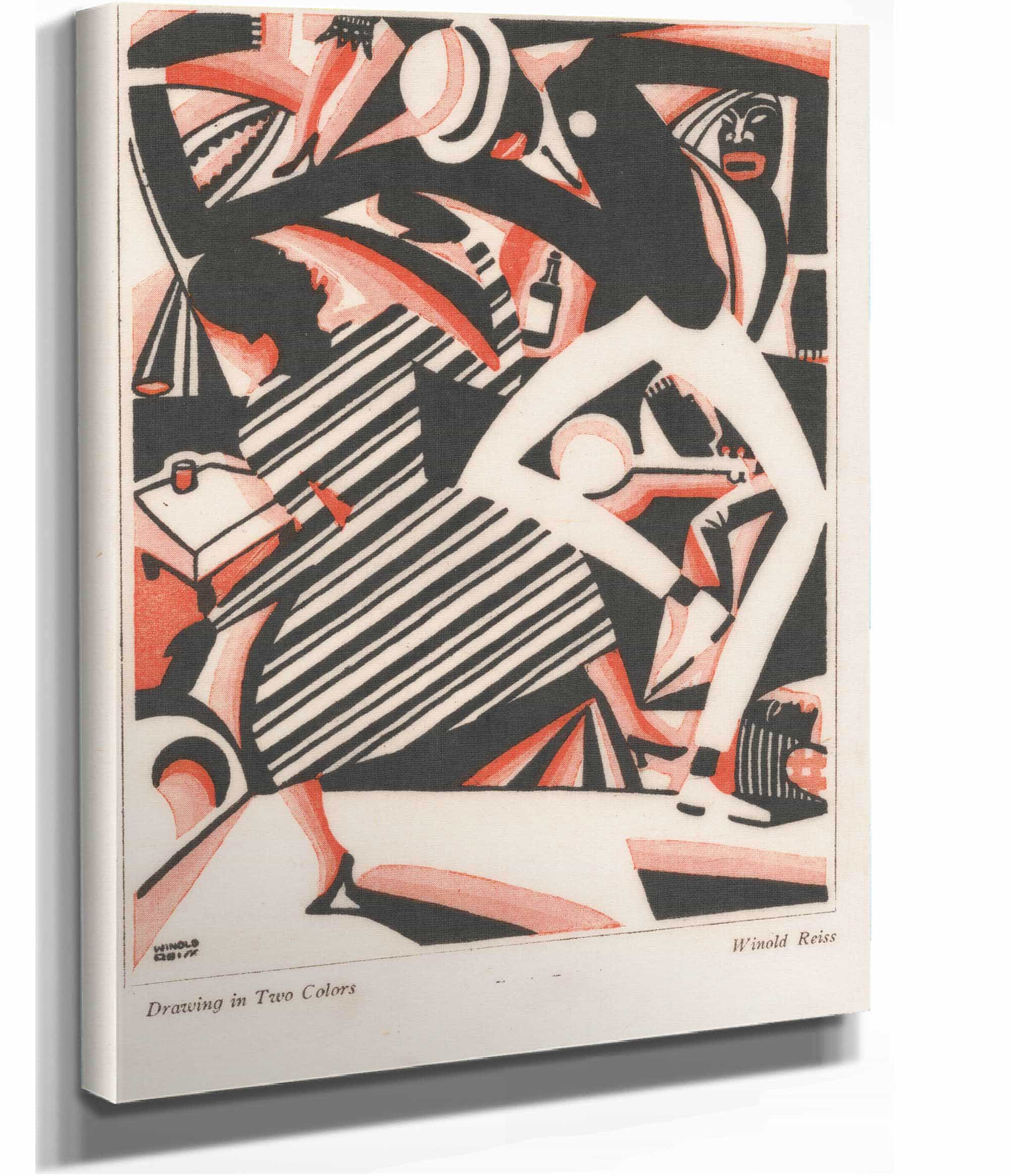 Drawing In Two Colors by Winold Reiss