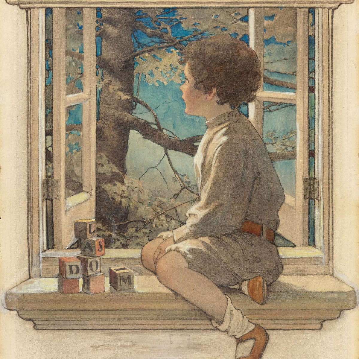 Dream Blocks by Jessie Willcox Smith