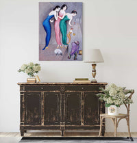 Dreams And Fantasies No The Skittle Alley by Nils Dardel