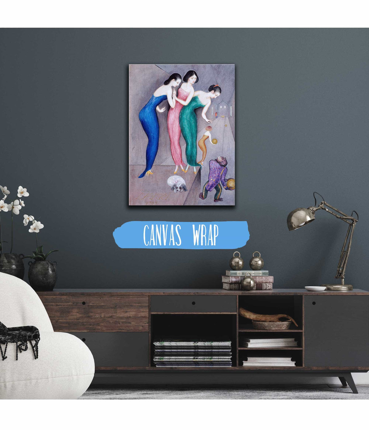 Dreams And Fantasies No The Skittle Alley by Nils Dardel