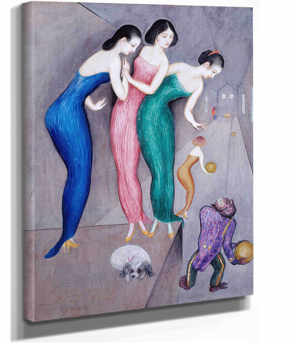 Dreams And Fantasies No The Skittle Alley by Nils Dardel