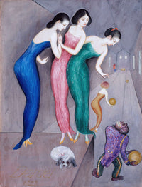 Dreams And Fantasies No The Skittle Alley by Nils Dardel