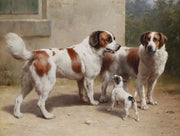 Drei Hunde by Carl Reichert