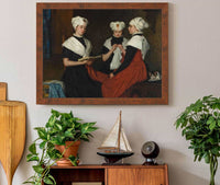 Drie Burgerweesmeisjes Van Amsterdam by Therese Schwartze