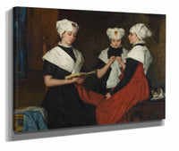 Drie Burgerweesmeisjes Van Amsterdam by Therese Schwartze