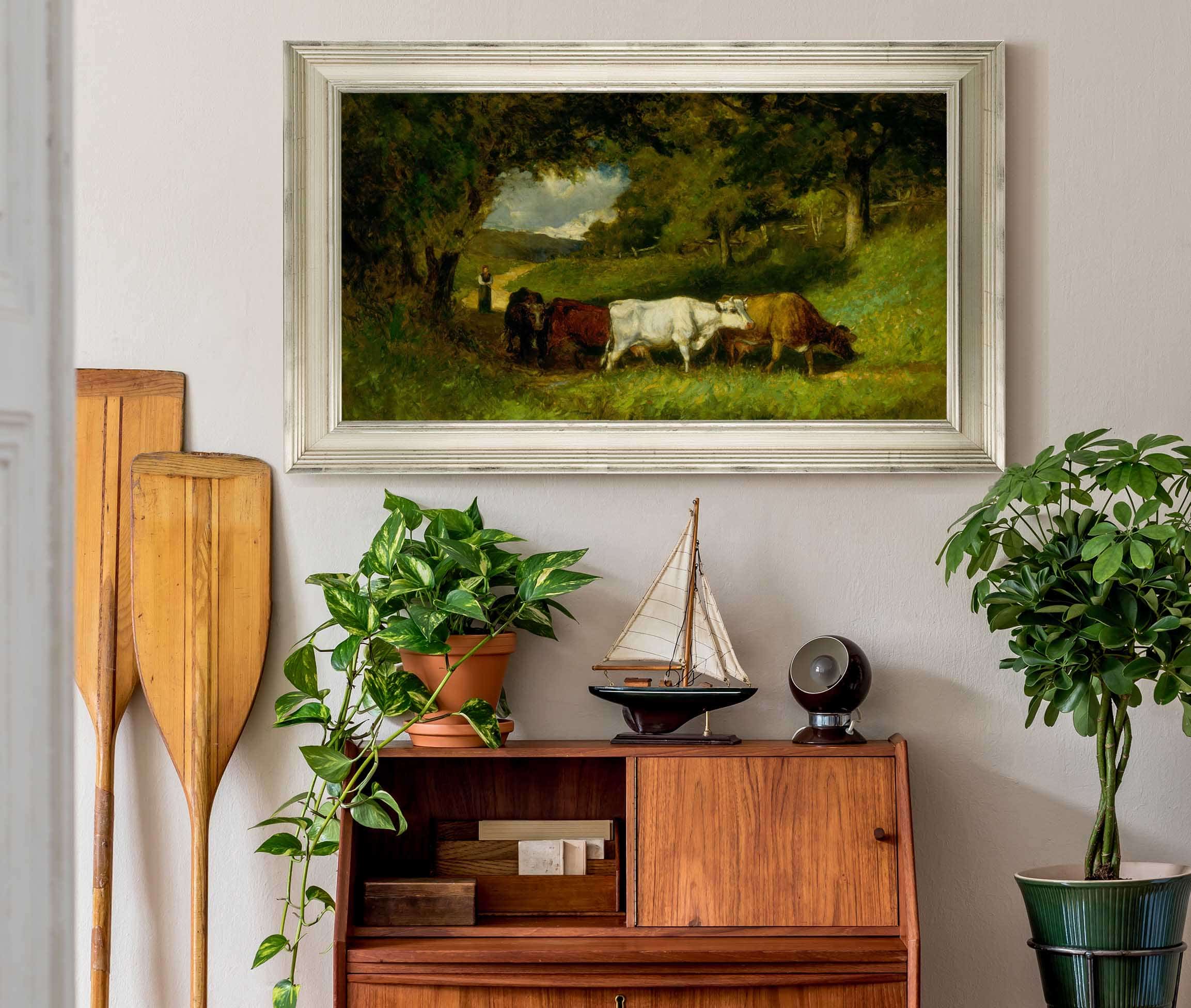 Driving Home The Cows by Edward Mitchell Bannister