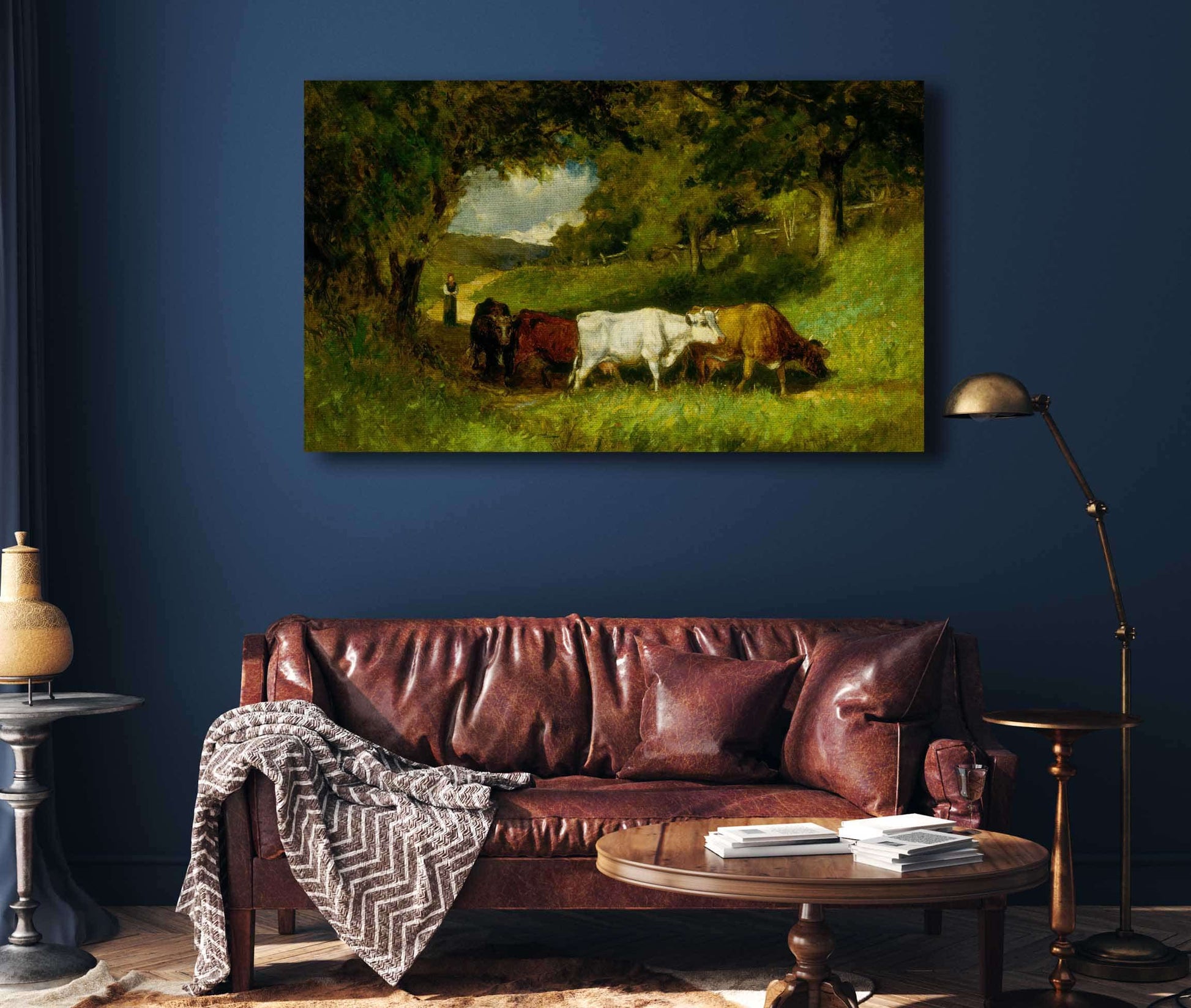 Driving Home The Cows by Edward Mitchell Bannister