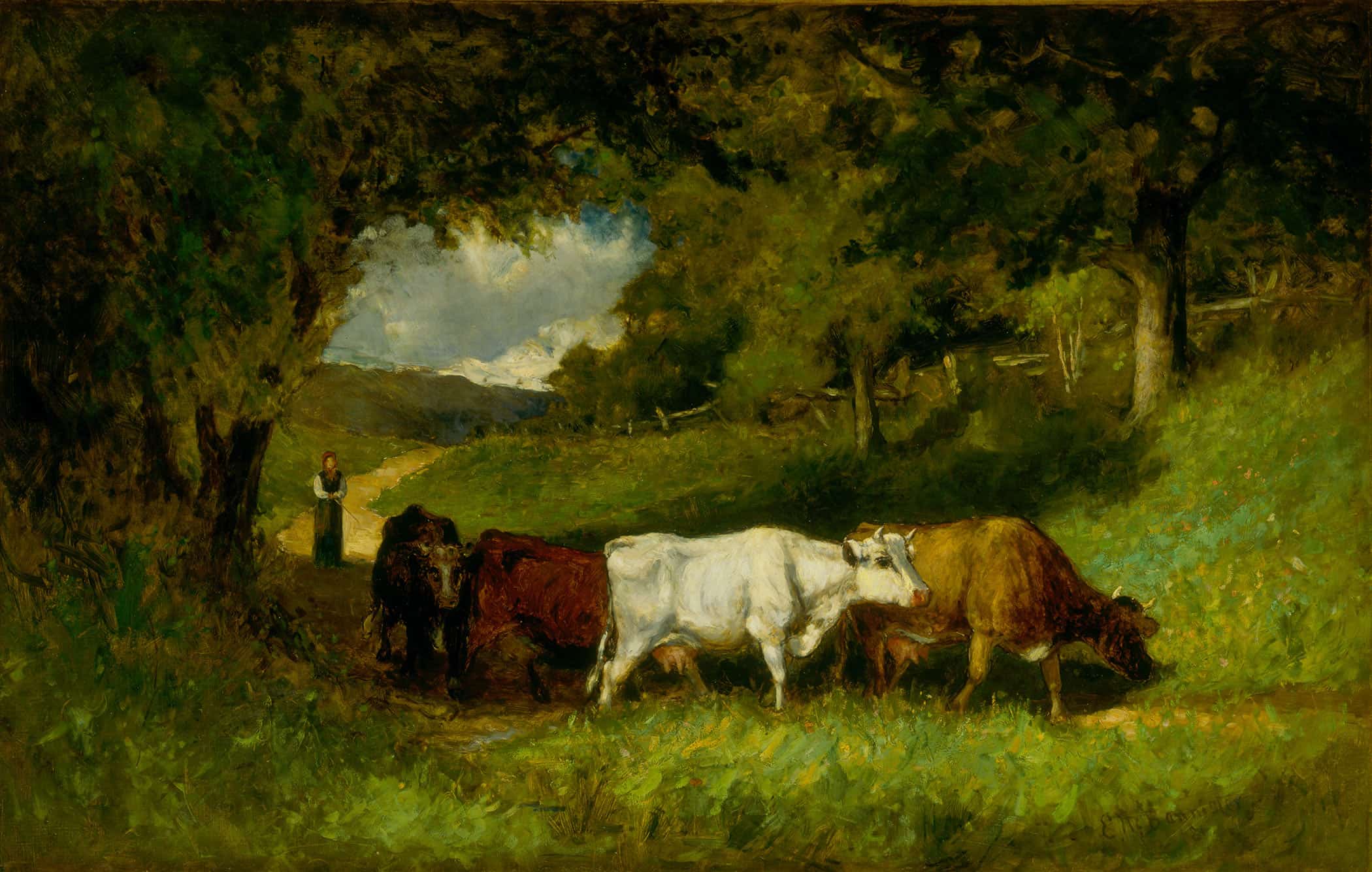 Driving Home The Cows by Edward Mitchell Bannister