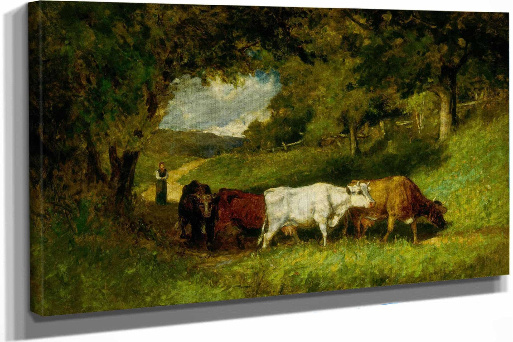 Driving Home The Cows by Edward Mitchell Bannister