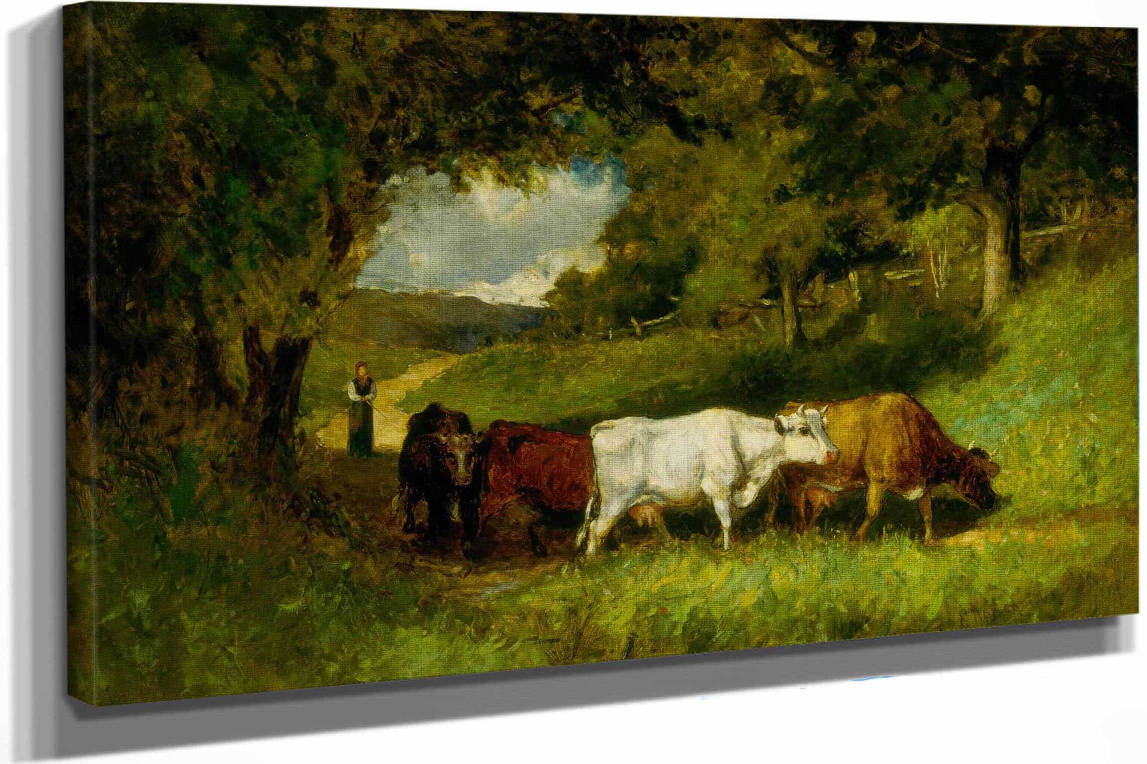 Driving Home The Cows by Edward Mitchell Bannister