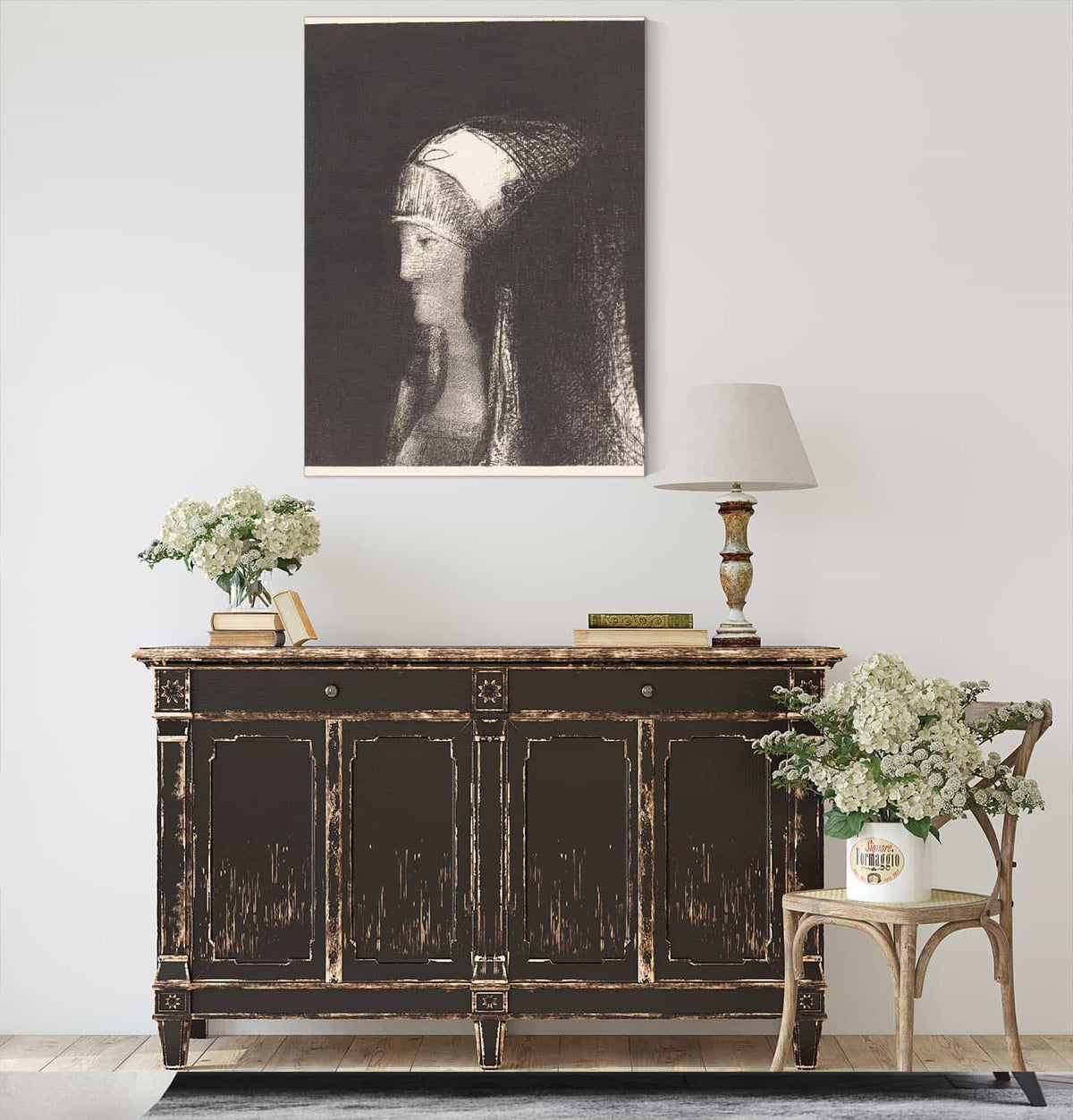 Druidesse by Odilon Redon