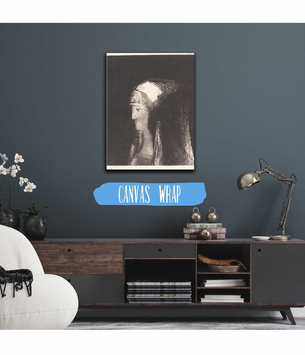 Druidesse by Odilon Redon