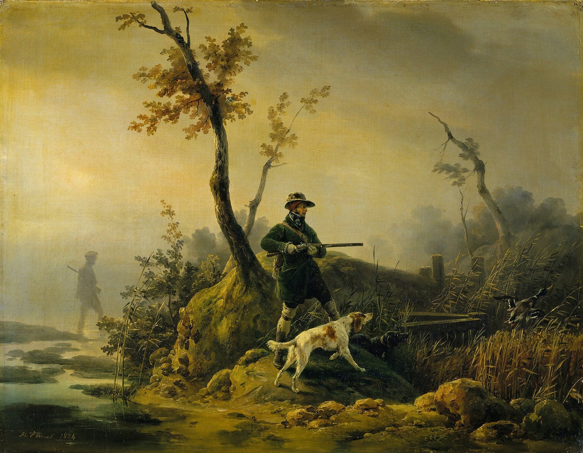 Duck Shooting by Horace Vernet