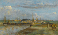 Dunkerque Larriere Port by Jean Baptiste Camille Corot