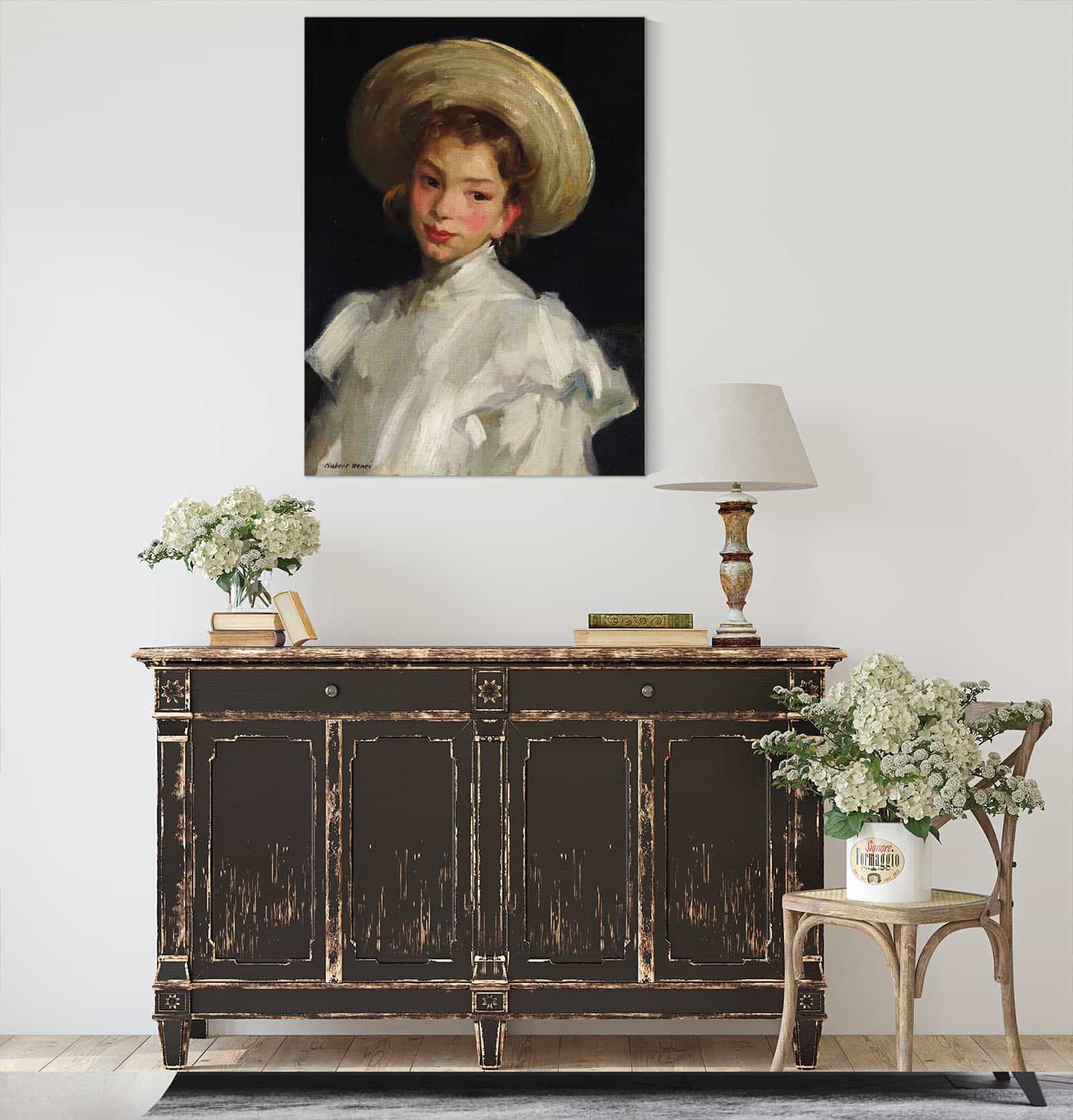 Dutch Girl In White by Robert Henri