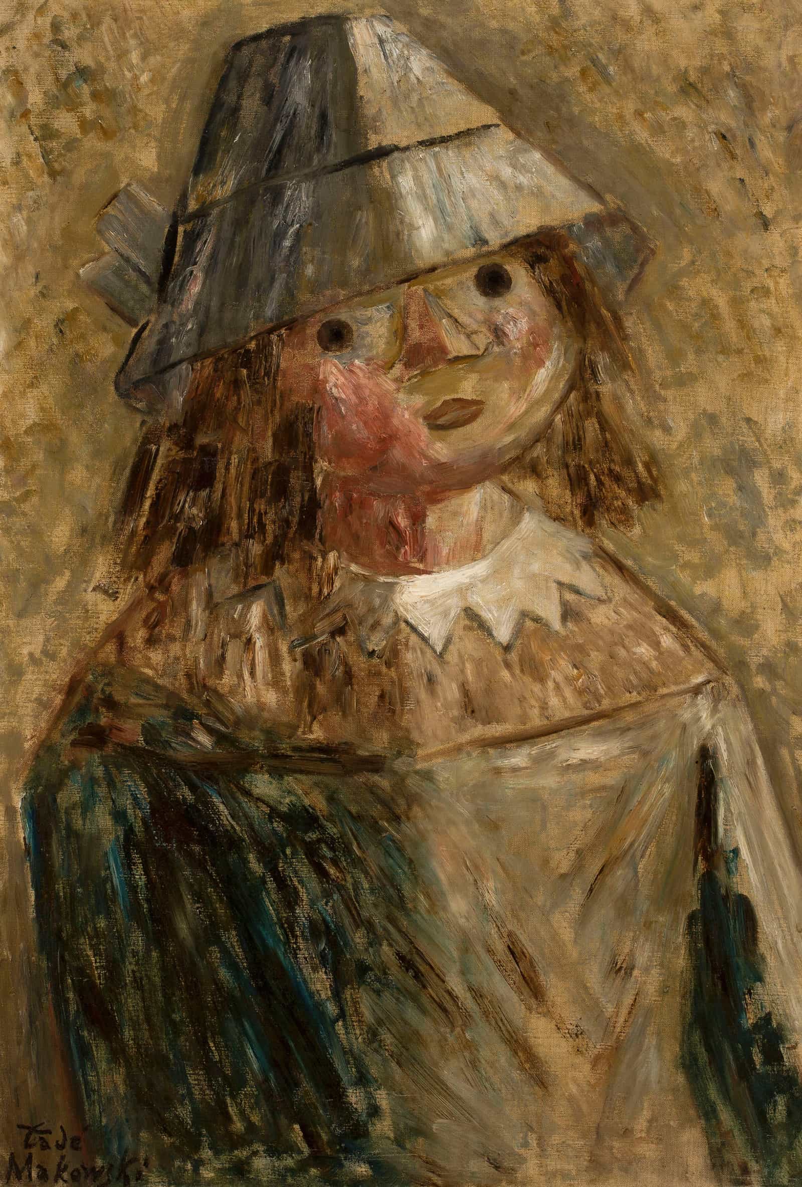 Dziewczynka W Kapeluszu Fillette by Tadeusz Makowski