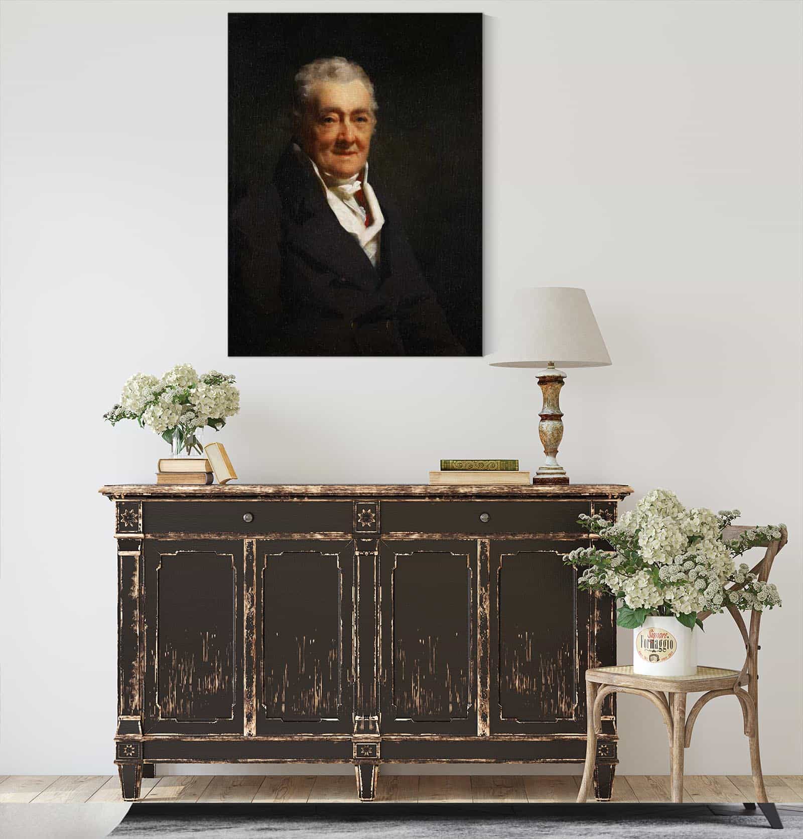 E Finlay Esquire About by Sir Henry Raeburn
