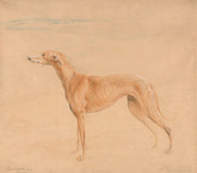 Earl Talbots Hound Thomasine by John Linnell