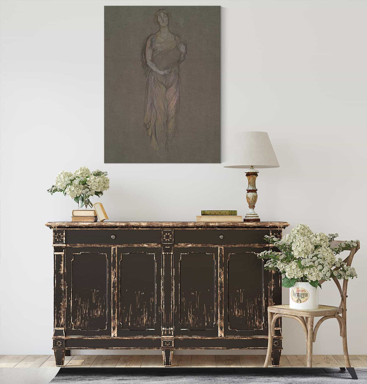 Early Study For The Infancy Of Galahad by Edwin Austin Abbey