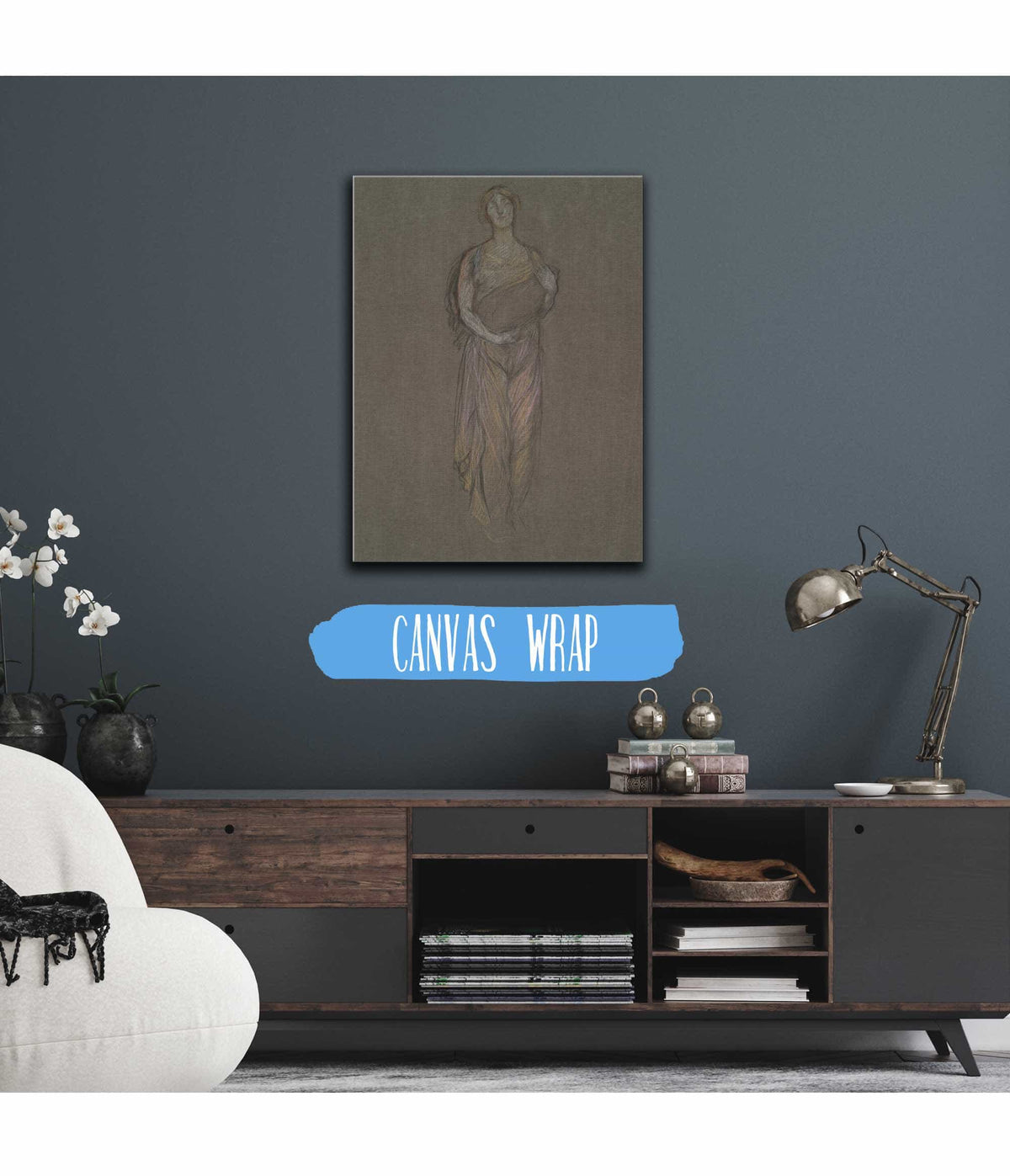 Early Study For The Infancy Of Galahad by Edwin Austin Abbey