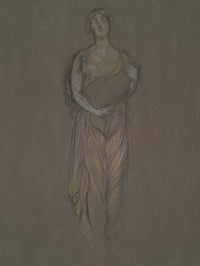 Early Study For The Infancy Of Galahad by Edwin Austin Abbey