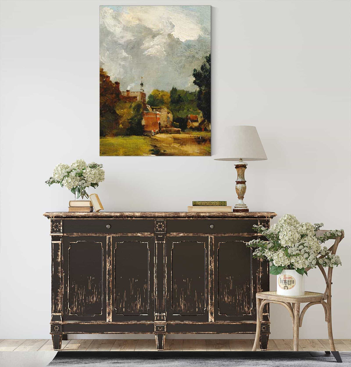 East Bergholt Church by John Constable