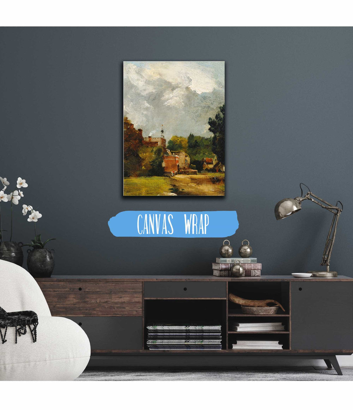 East Bergholt Church by John Constable