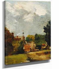 East Bergholt Church by John Constable