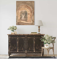 East Bergholt Church Looking Out The South Archway Of The Ruined Tower by John Constable