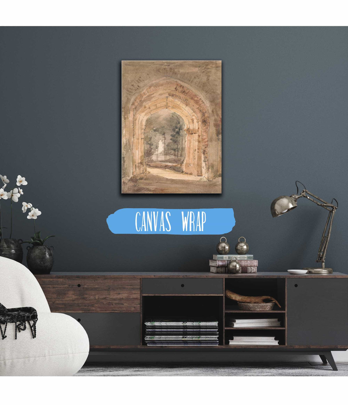 East Bergholt Church Looking Out The South Archway Of The Ruined Tower by John Constable