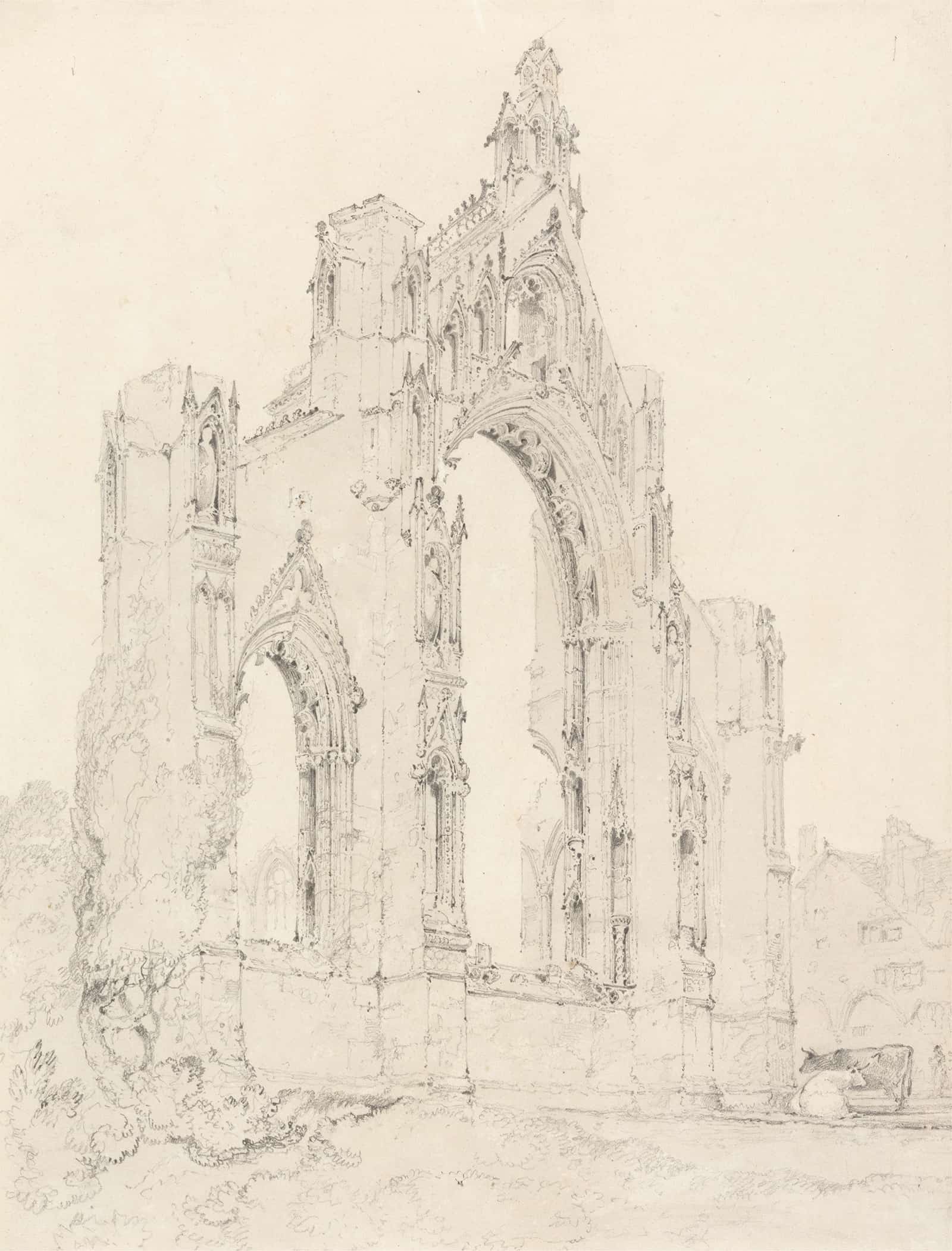 East End Of Howden Church Yorkshire by John Sell Cotman