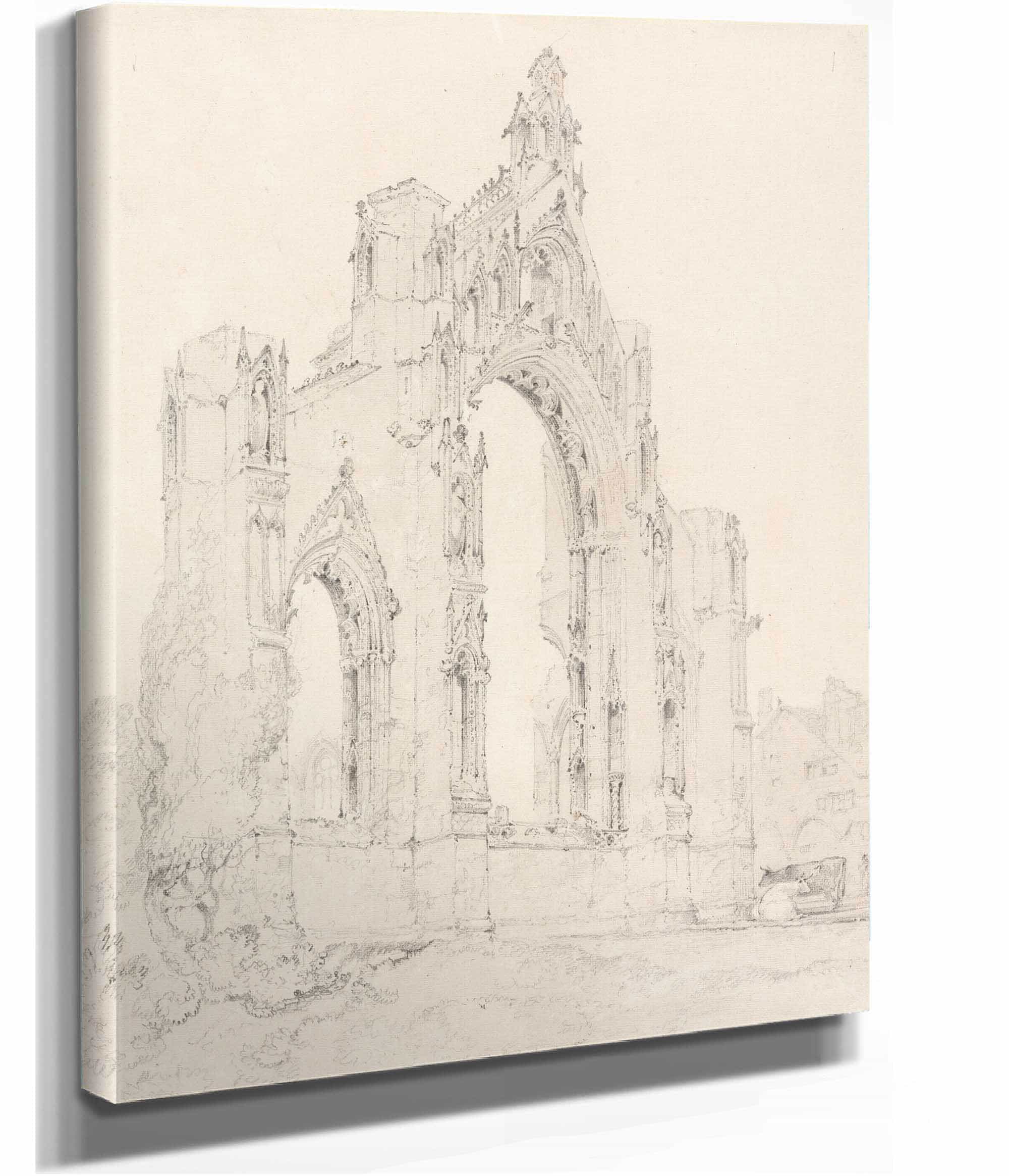 East End Of Howden Church Yorkshire by John Sell Cotman