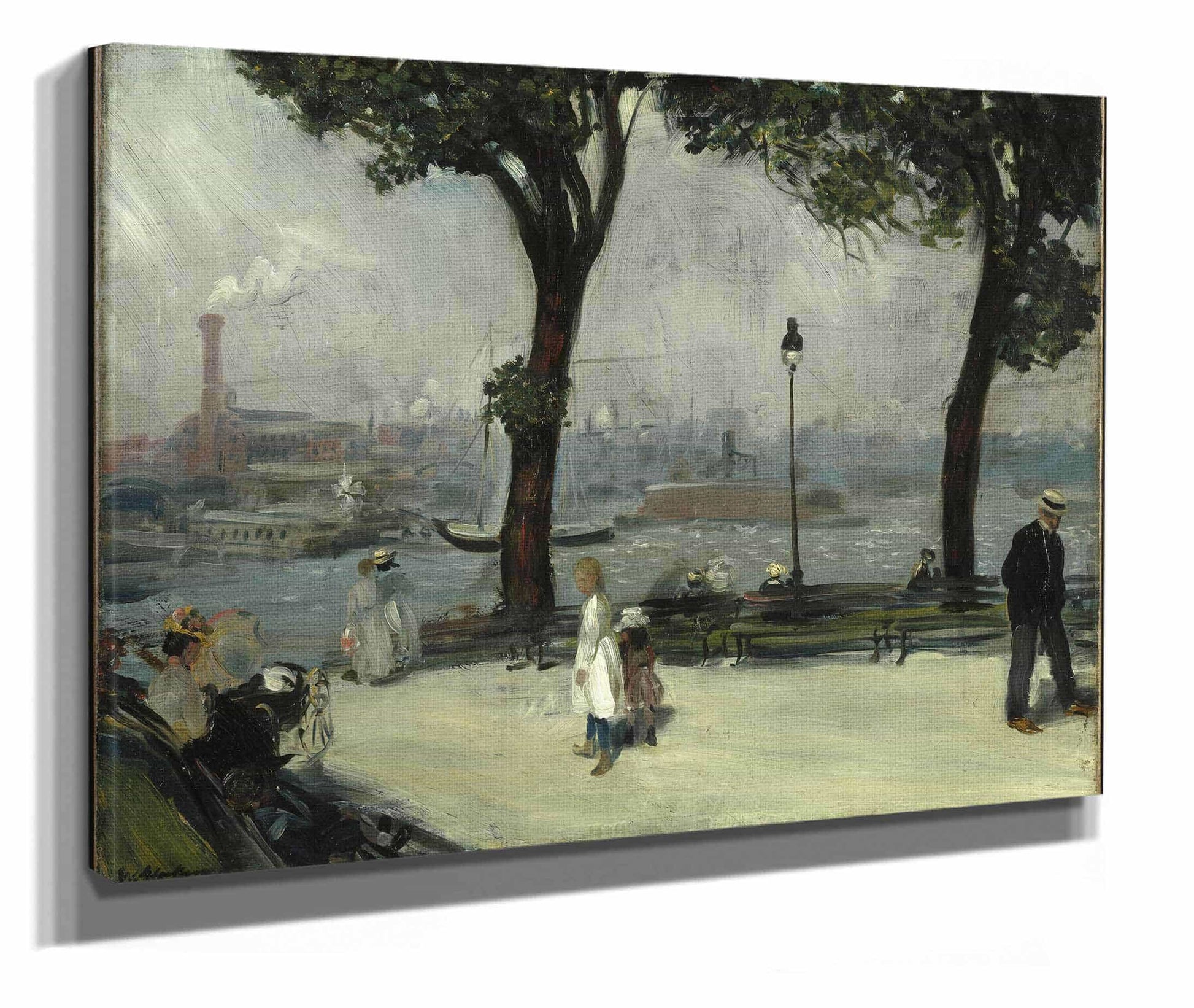 East River Park by William James Glackens