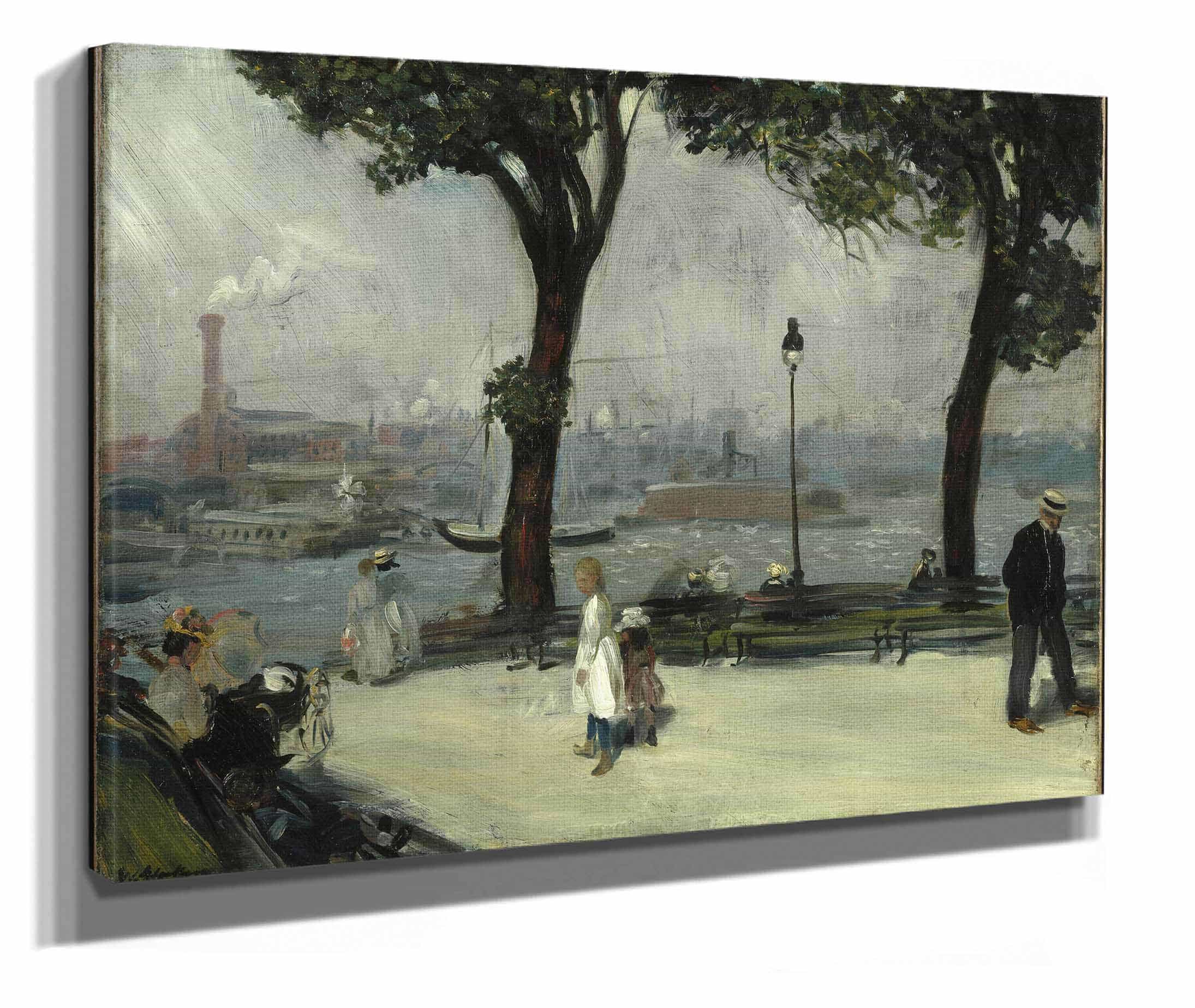 East River Park by William James Glackens