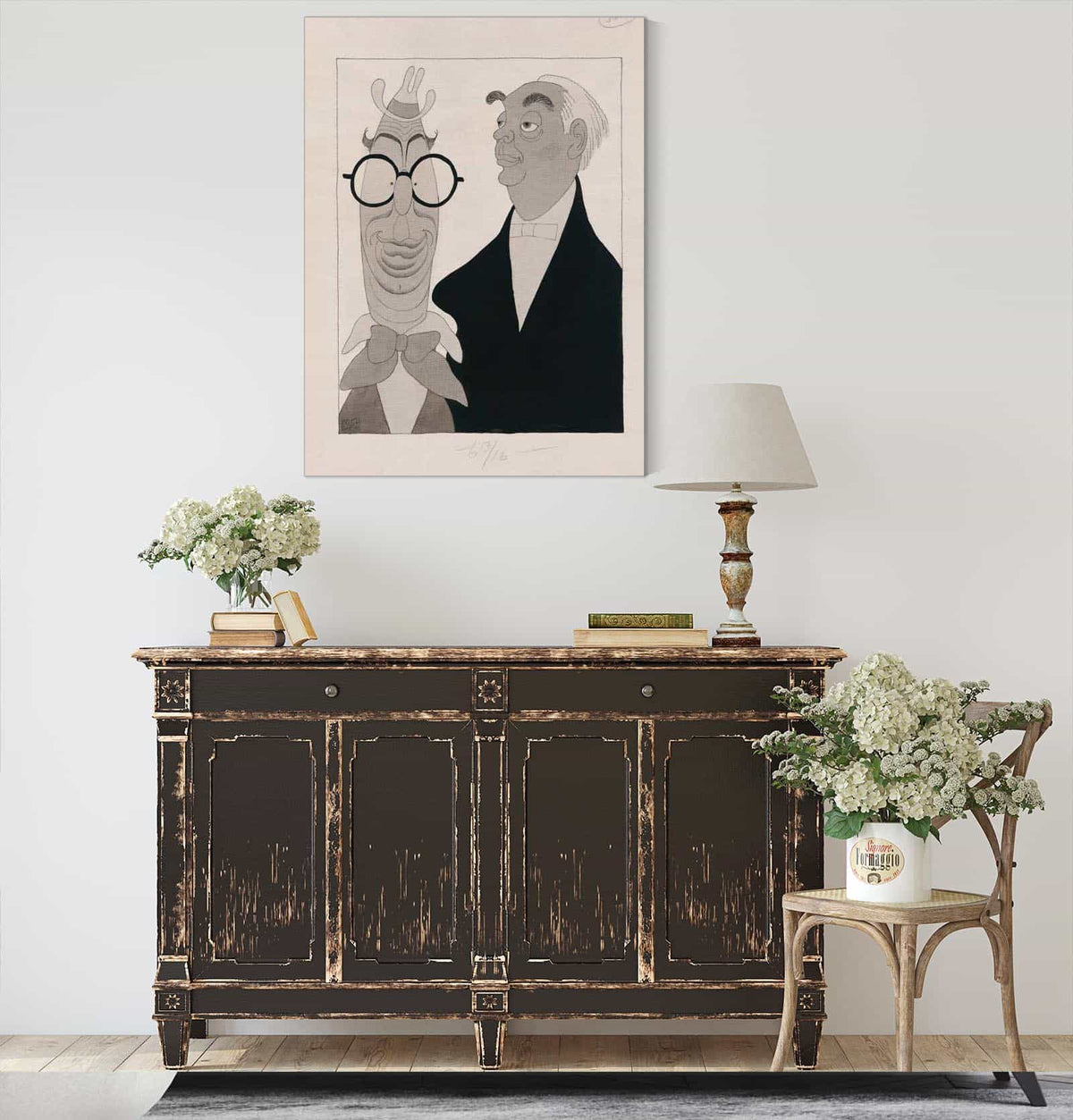 Ed Wynn And Richard B Harrison by Ralph Barton