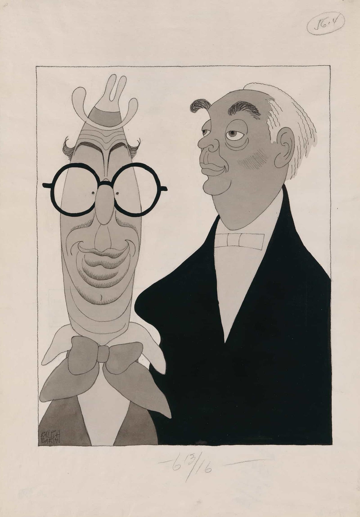 Ed Wynn And Richard B Harrison by Ralph Barton