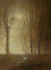 Edge Of The Forest In The Moonlight   by Ladislav Mednyanszky